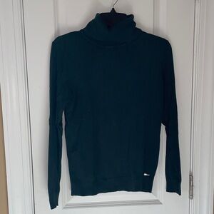 Calvin Klein Dark Teal Turtleneck Sweater